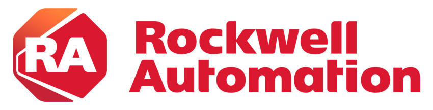 Logo da Rockwell Automation, referência em automação industrial e controle de sistemas.