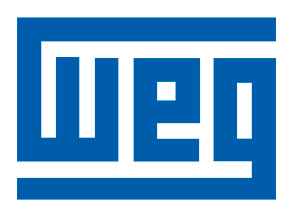 Logo da WEG, referência em automação industrial e equipamentos para controle de sistemas e despoeiramento.