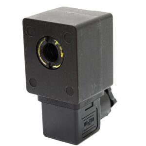 Bobina solenoide para válvula BSP de 1 pol., ideal para sistemas pneumáticos e automação industrial.
