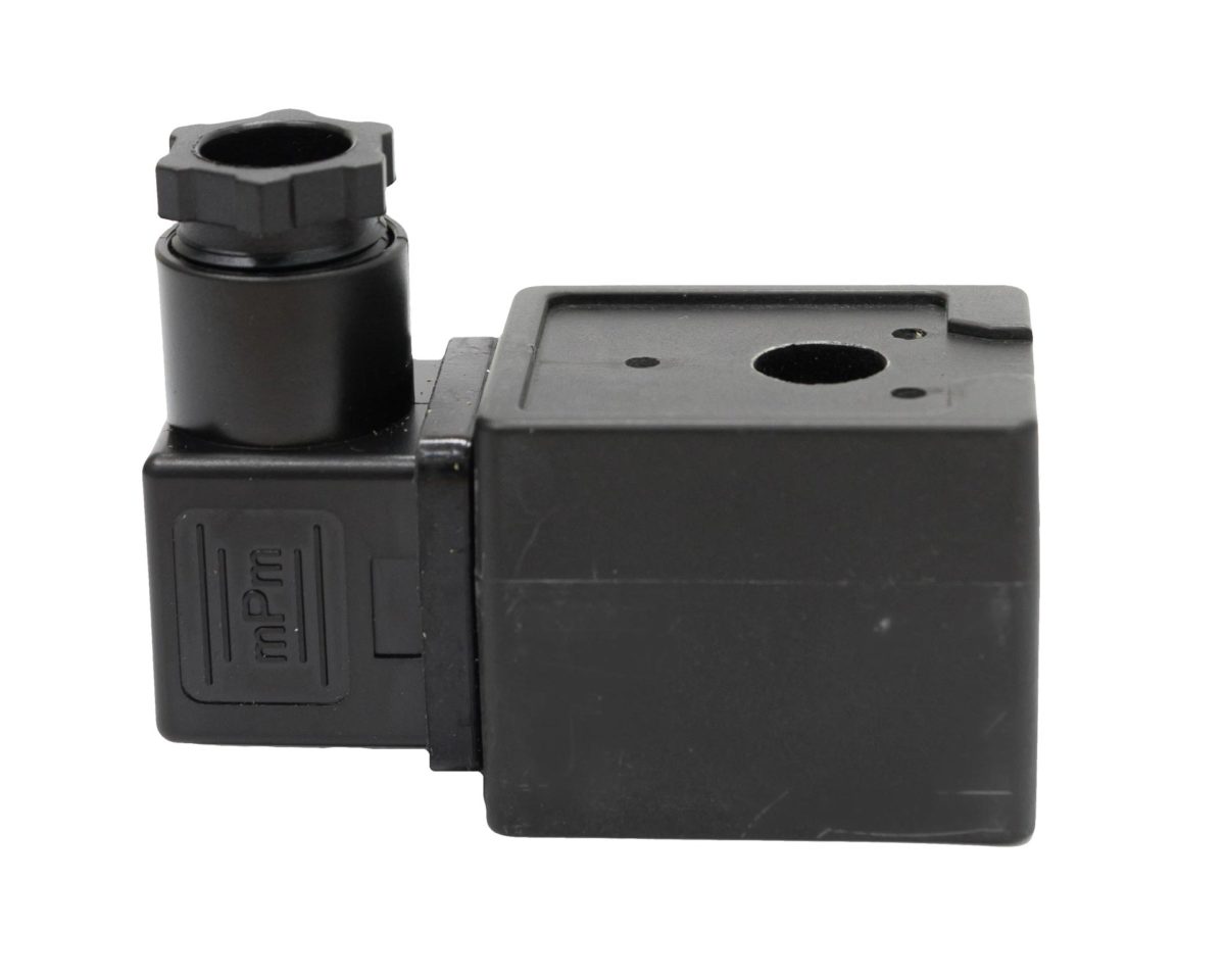 Bobina solenoide para válvula BSP de 1 pol., ideal para automação industrial e sistemas pneumáticos.