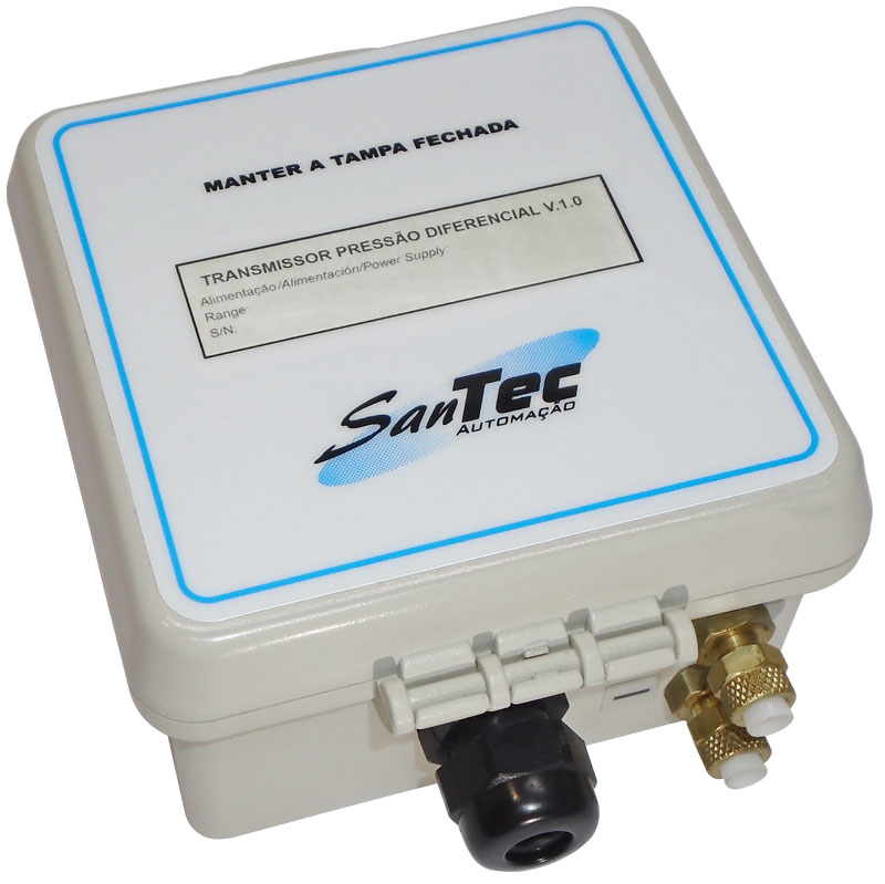 Transmissor de pressão Santec V.1.0M, equipamento para controle de pressão em sistemas industriais com comunicação&hel...