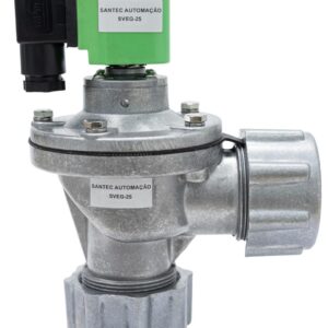Válvula pneumática de diafragma SVEG 25 com engate rápido, ideal para sistemas de automação industrial&hellip;
