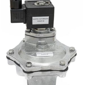Válvula pneumática de diafragma BSP de 1.½ pol. SVBSP-40, utilizada em sistemas de automação industrial&hellip;